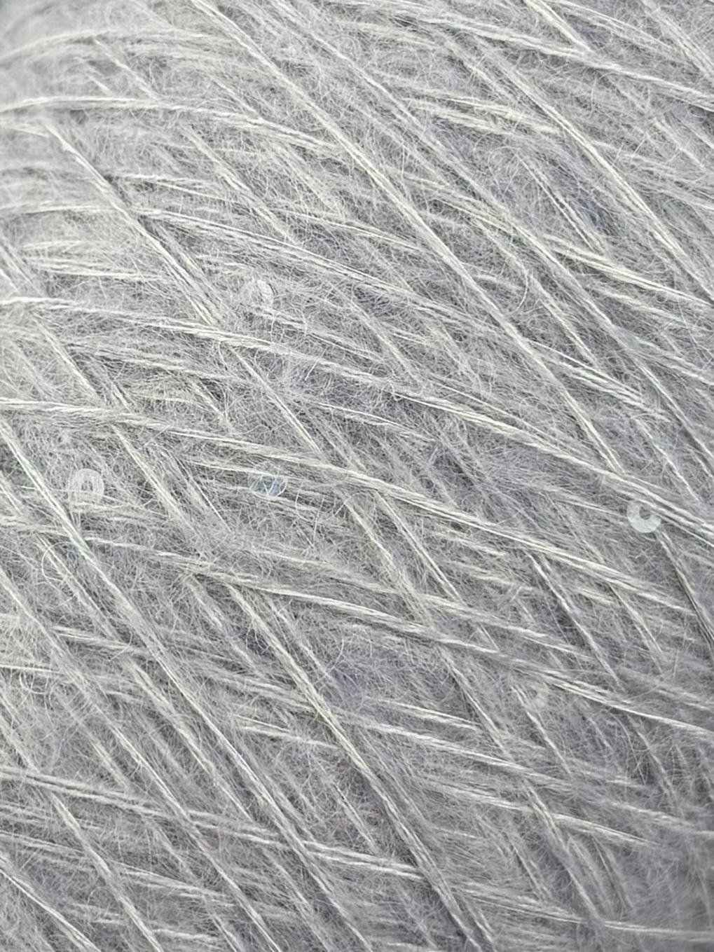 Art. Royal Shine – Kid-Mohair, Seide mit Pailletten col. Hellperlgrau 430 m / 100 g | Auswahl Zimpfer Wolle